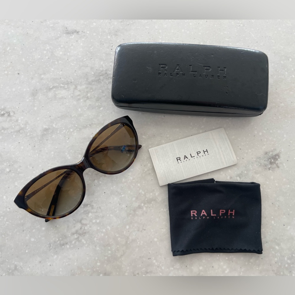 Ralph By Ralph Lauren RA5154 Cat Eye Sunglasses - Brown/Gold